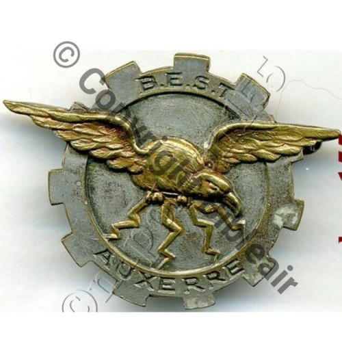 FRANCE AUXERRE NH BEST BA.723  AUGIS ST.BARTH Bol tube allonge Dos granuleux Sc.STELLA 42EurInv 